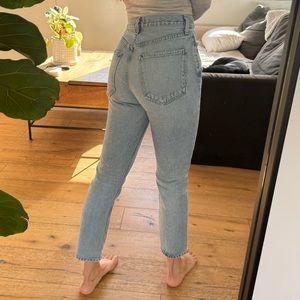 AGOLDE Cropped High Rise Jeans